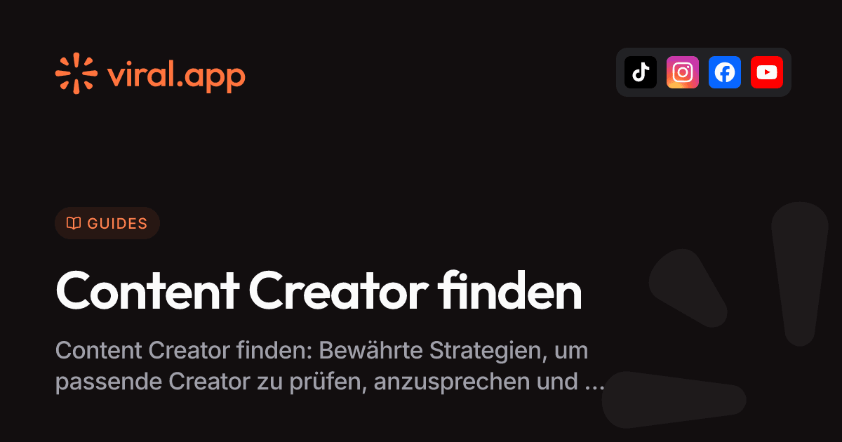Content Creator finden: Steigere jetzt deine Reichweite