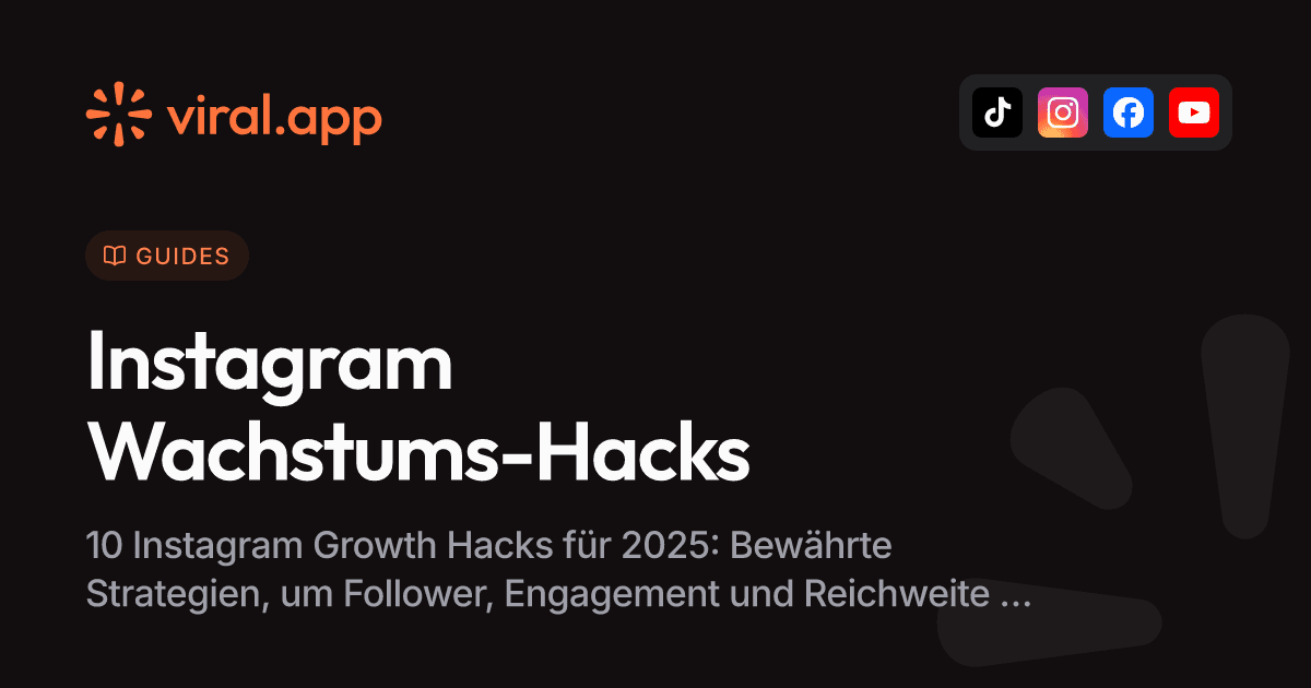 10 Instagram Wachstums-Hacks, die 2025 wirklich funktionieren