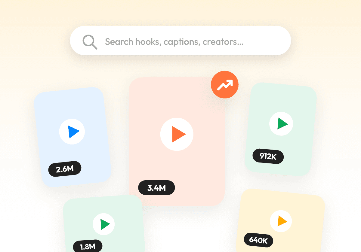 Viral video library for trend-backed creator discovery