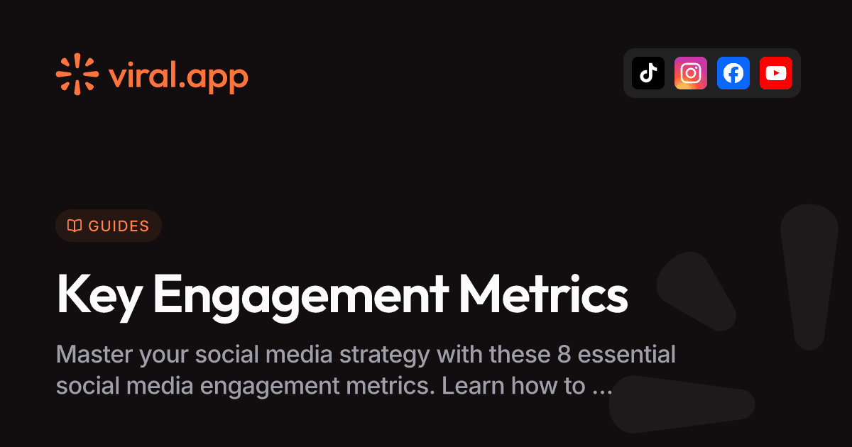 8 Key Social Media Engagement Metrics to Track in 2025
