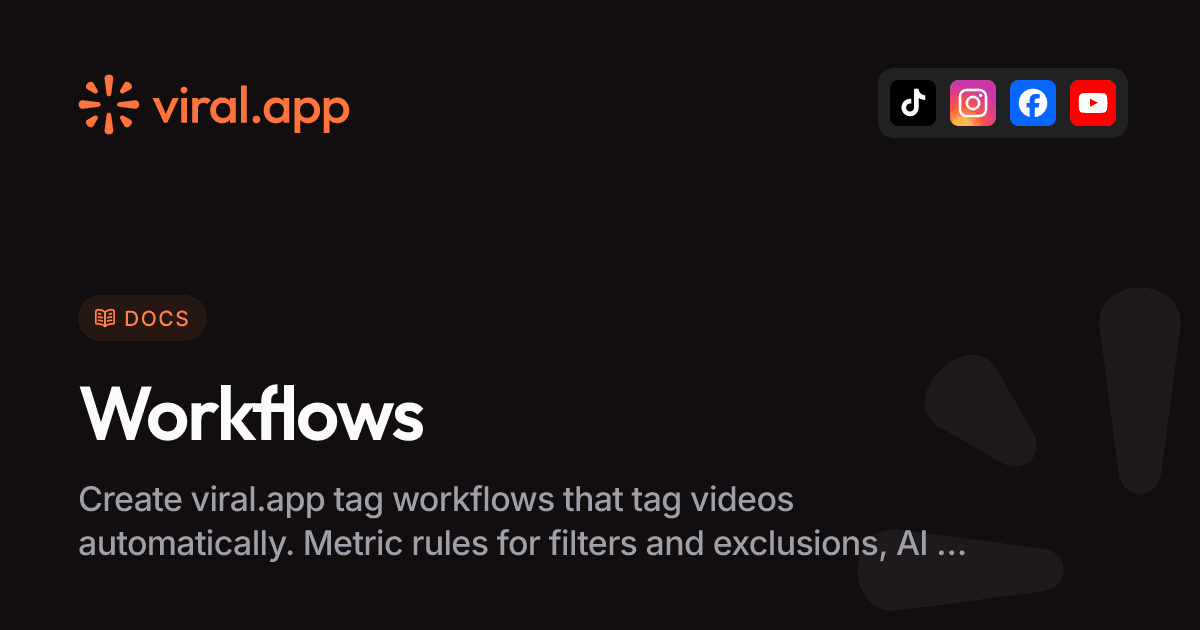 Tag workflows | Brand docs