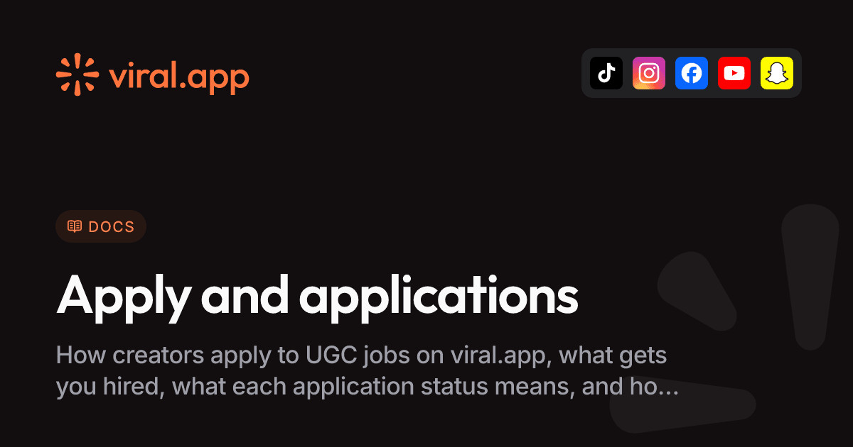 Apply to jobs and track applications | Docs