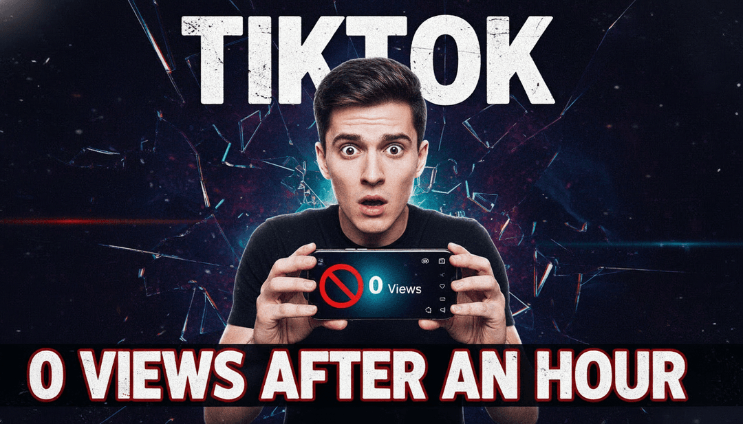 TikTok hängt nach einer Stunde bei 0 Views? Das ist der Grund (& so behebst du es)