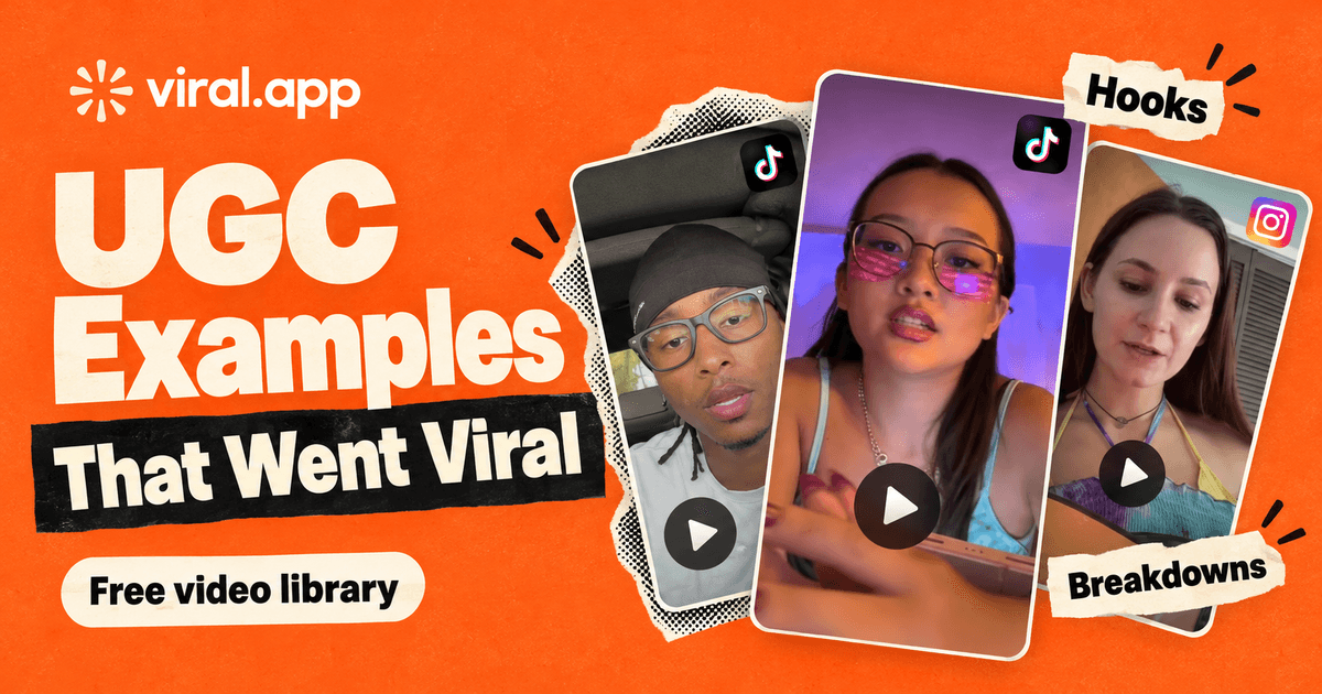 UGC Examples: Free Library of Viral App UGC Videos